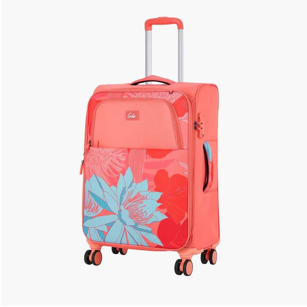 Genie Bahamas Soft Luggage- Coral 57 CM - Genx Bags Online