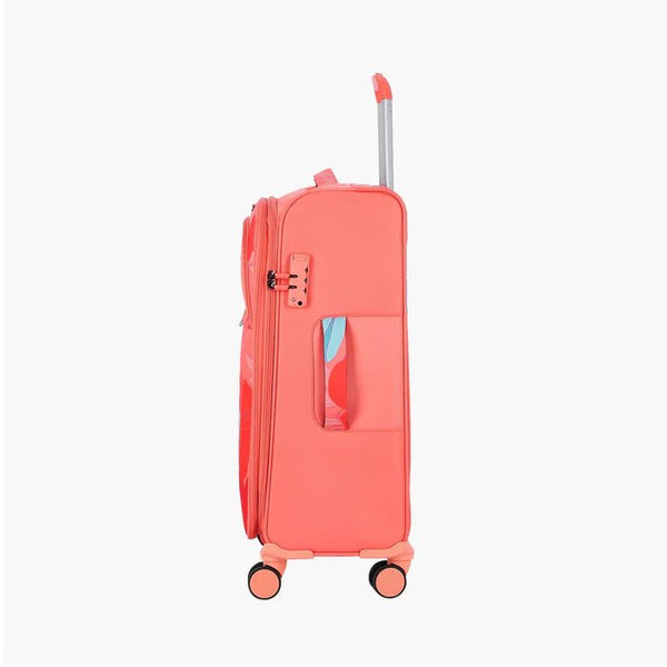 Genie Bahamas Soft Luggage- Coral 68 CM - Genx Bags Online