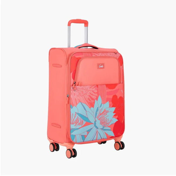 Genie Bahamas Soft Luggage- Coral 68 CM - Genx Bags Online
