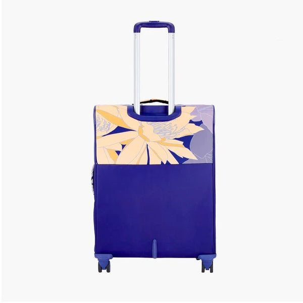 Genie Bahamas Soft Luggage- Purple 57 CM - Genx Bags Online