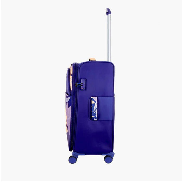 Genie Bahamas Soft Luggage- Purple 57 CM - Genx Bags Online