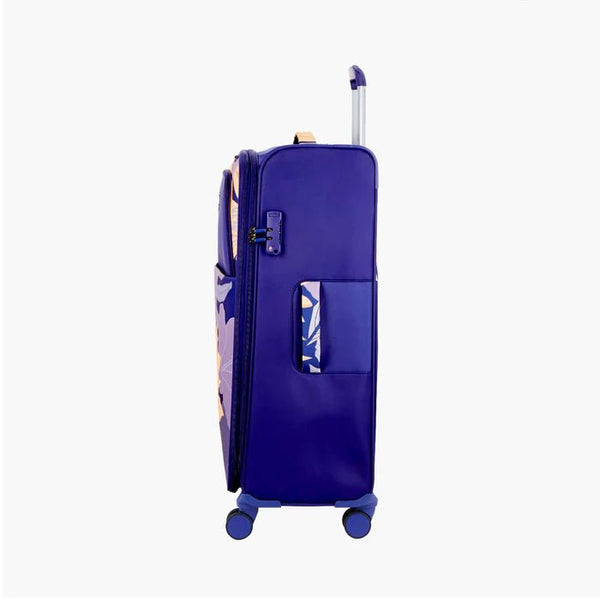 Genie Bahamas Soft Luggage- Purple 68 CM - Genx Bags Online