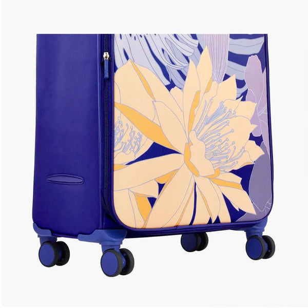 Genie Bahamas Soft Luggage- Purple 68 CM - Genx Bags Online