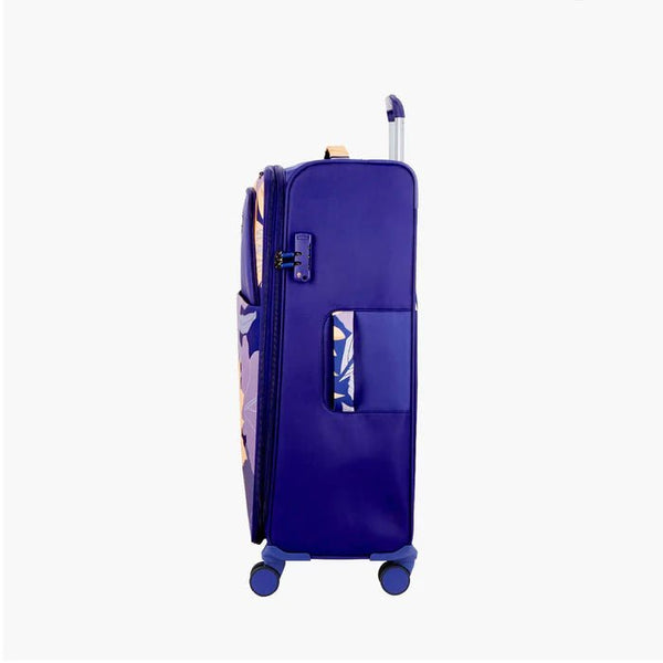 Genie Bahamas Soft Luggage- Purple 79 CM - Genx Bags Online