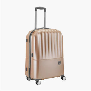 Genie Glam Hard Luggage- Gold 55 CM - Genx Bags Online