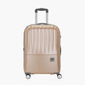 Genie Glam Hard Luggage- Gold 66 CM - Genx Bags Online