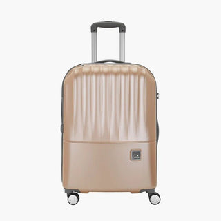 Genie Glam Hard Luggage- Gold 66 CM - Genx Bags Online