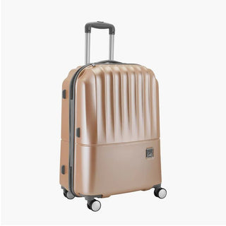 Genie Glam Hard Luggage- Gold 66 CM - Genx Bags Online
