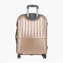 Genie Glam Hard Luggage- Gold 79 CM - Genx Bags Online