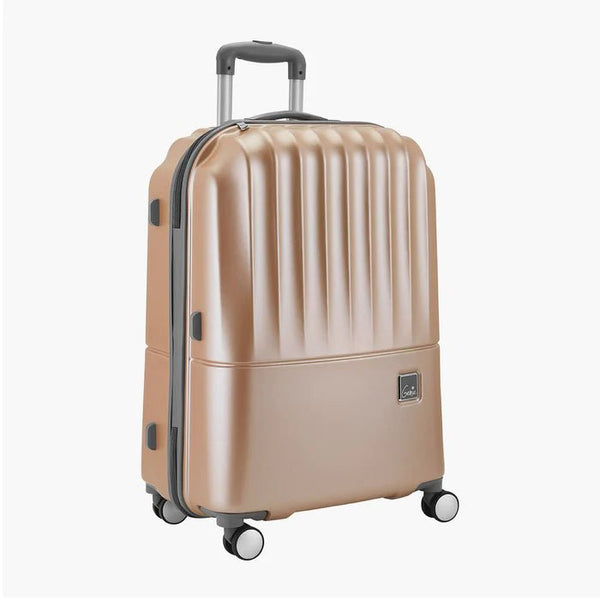 Genie Glam Hard Luggage- Gold 79 CM - Genx Bags Online
