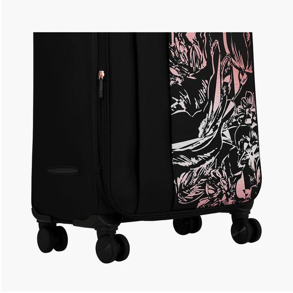 Genie Hazel Soft Luggage Large Bag 79 (CM) Black - Genx Bags Online