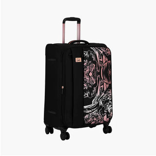 Genie Hazel Soft Luggage Large Bag 79 (CM) Black - Genx Bags Online