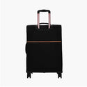 Genie Hazel Soft Luggage Medium Bag 68 (CM) Black - Genx Bags Online