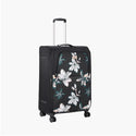 Genie Lily Soft Luggage Cabin Bag 57 (CM) Black - Genx Bags Online