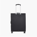 Genie Lily Soft Luggage Cabin Bag 57 (CM) Black - Genx Bags Online