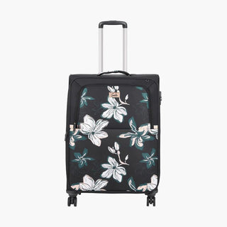 Genie Lily Soft Luggage Large Bag 79 (CM) Black - Genx Bags Online