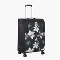 Genie Lily Soft Luggage Large Bag 79 (CM) Black - Genx Bags Online