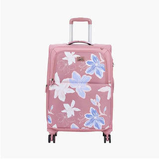 Genie Lily Soft Luggage Large Bag 79 (CM) Pink - Genx Bags Online