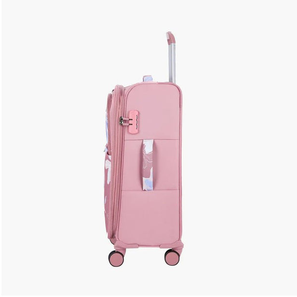 Genie Lily Soft Luggage Large Bag 79 (CM) Pink - Genx Bags Online