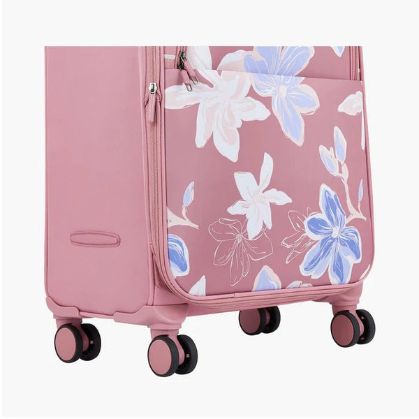 Genie Lily Soft Luggage Large Bag 79 (CM) Pink - Genx Bags Online