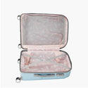 Genie Palm Hard Luggage- Pearl Blue 55 CM - Genx Bags Online