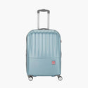 Genie Palm Hard Luggage- Pearl Blue 55 CM - Genx Bags Online