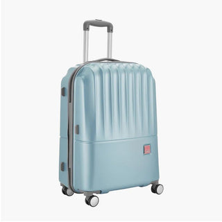 Genie Palm Hard Luggage- Pearl Blue 66 CM - Genx Bags Online