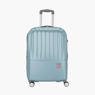 Genie Palm Hard Luggage- Pearl Blue 66 CM - Genx Bags Online