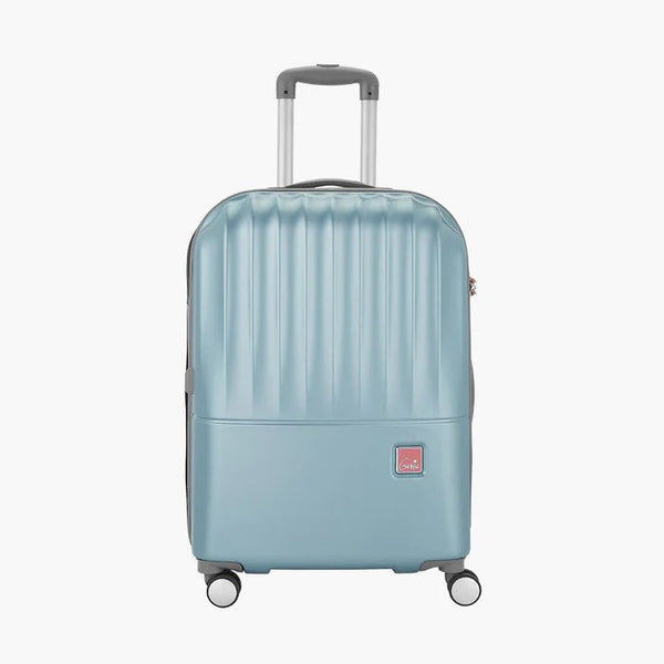 Genie Palm Hard Luggage- Pearl Blue 66 CM - Genx Bags Online