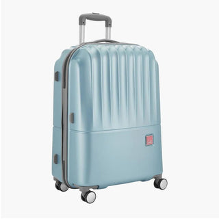 Genie Palm Hard Luggage- Pearl Blue 79 CM - Genx Bags Online