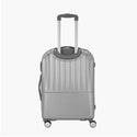 Genie Palm Hard Luggage- Silver 55 CM - Genx Bags Online