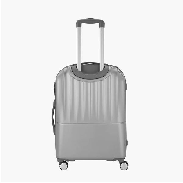 Genie Palm Hard Luggage- Silver 55 CM - Genx Bags Online