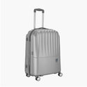 Genie Palm Hard Luggage- Silver 55 CM - Genx Bags Online