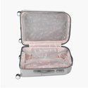 Genie Palm Hard Luggage- Silver 79 CM - Genx Bags Online