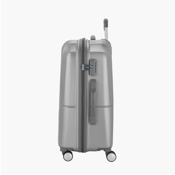 Genie Palm Hard Luggage- Silver 79 CM - Genx Bags Online