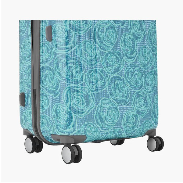 Genie Rose Hard Luggage- Cyan 66 CM - Genx Bags Online