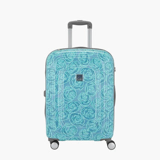 Genie Rose Hard Luggage- Cyan 66 CM - Genx Bags Online