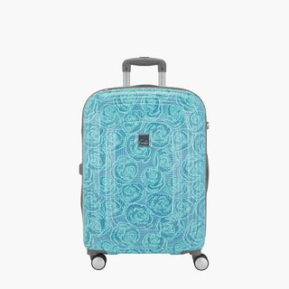 Genie Rose Hard Luggage- Cyan 79 CM - Genx Bags Online
