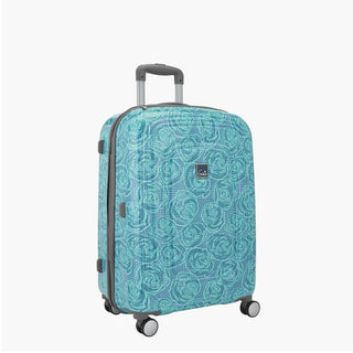 Genie Rose Hard Luggage- Cyan 79 CM - Genx Bags Online