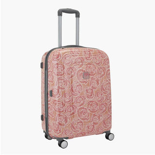 Genie Rose Hard Luggage- Pink 55 CM - Genx Bags Online