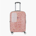 Genie Rose Hard Luggage- Pink 55 CM - Genx Bags Online