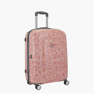Genie Rose Hard Luggage- Pink 66 CM - Genx Bags Online