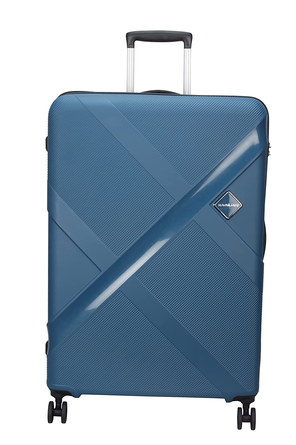 Buy Cosmos Black Trolley Bags Set of 3 | Polypropylene Number Lock Hard Luggage  Bags ( Small + Medium + Large ) | 8 Wheel Suitcase Online at desertcartINDIA