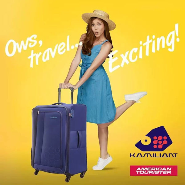 KAMILIANT BY AMERICAN TOURISTER KAM Kampala 68 cm Luggage Trolley Bag - Genx Bags Online