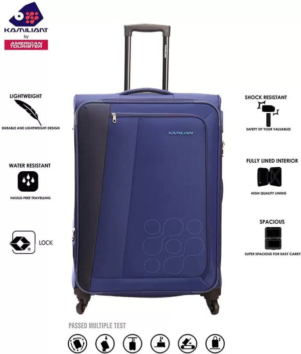 KAMILIANT BY AMERICAN TOURISTER KAM Kampala 68 cm Luggage Trolley Bag - Genx Bags Online