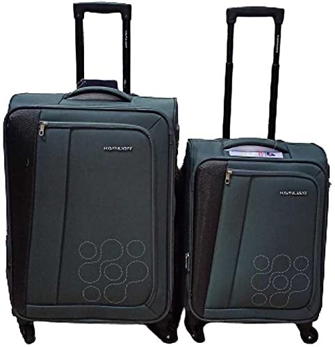 KAMILIANT by AMERICAN TOURISTER KAMPALA Set of 2 fabric Small Medium and Large 4w Soft sided trolley Luggage - Genx Bags Online