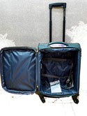KAMILIANT by AMERICAN TOURISTER KAMPALA Set of 2 fabric Small Medium and Large 4w Soft sided trolley Luggage - Genx Bags Online