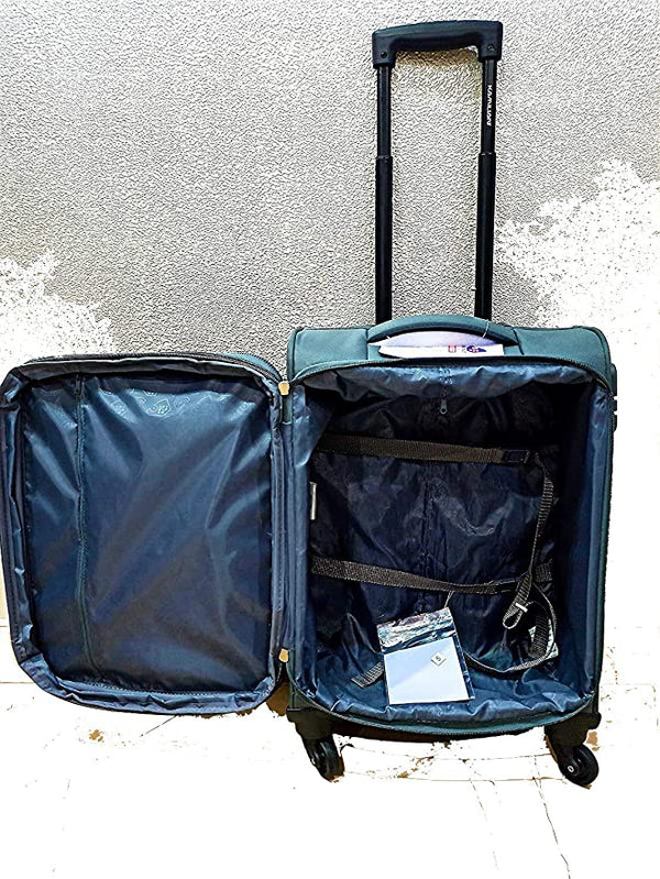 KAMILIANT by AMERICAN TOURISTER KAMPALA Set of 2 fabric Small Medium and Large 4w Soft sided trolley Luggage - Genx Bags Online