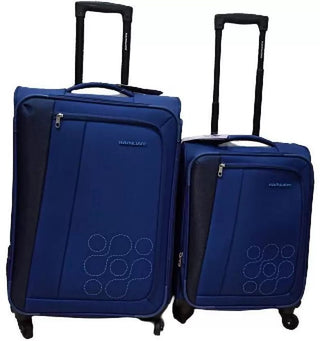 KAMILIANT by AMERICAN TOURISTER KAMPALA Set of 2 fabric Small Medium and Large 4w Soft sided trolley Luggage - Genx Bags Online