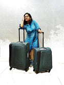 KAMILIANT by AMERICAN TOURISTER KAMPALA Set of 2 fabric Small Medium and Large 4w Soft sided trolley Luggage - Genx Bags Online